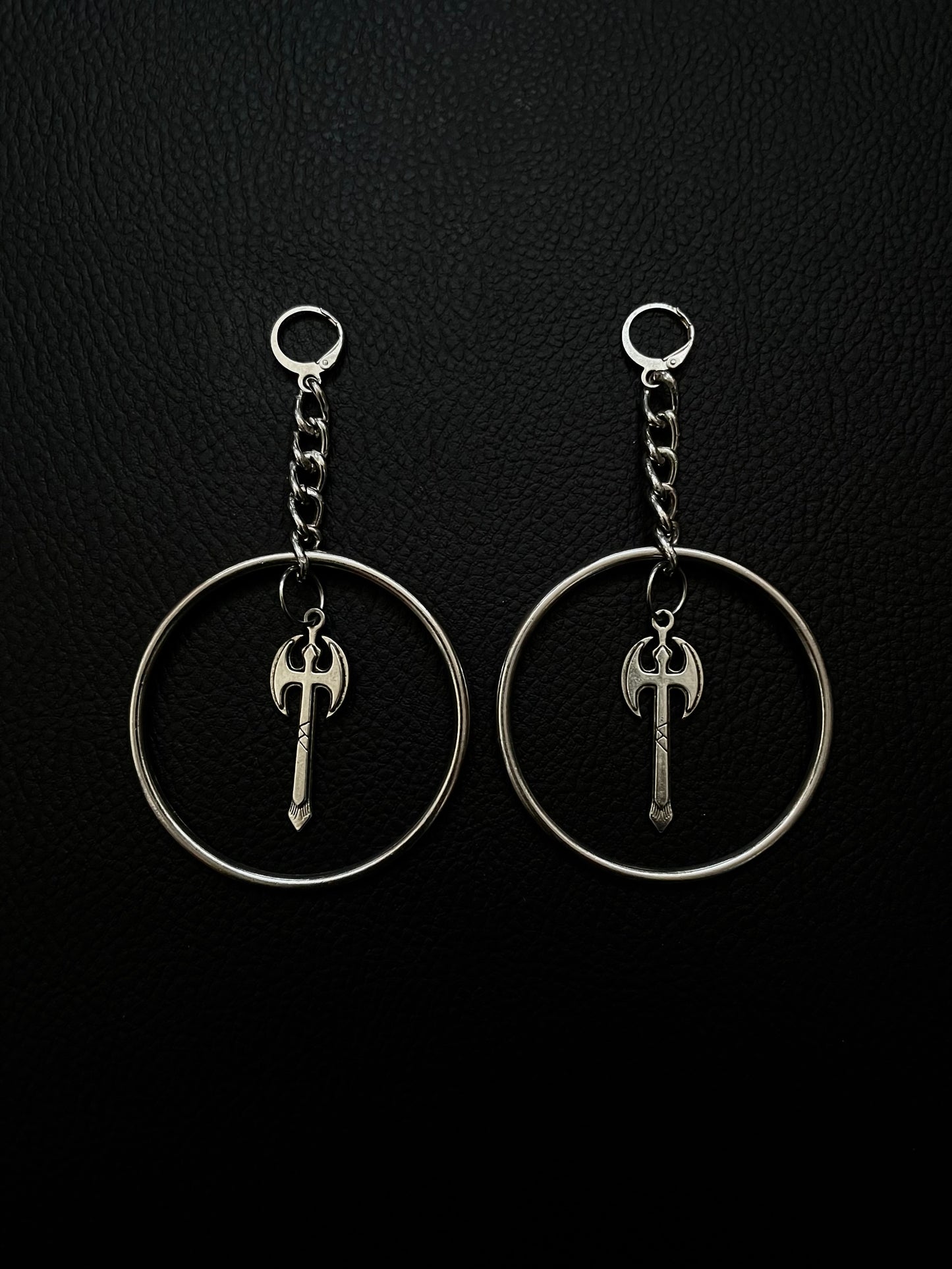 Ruled By Steel Earrings