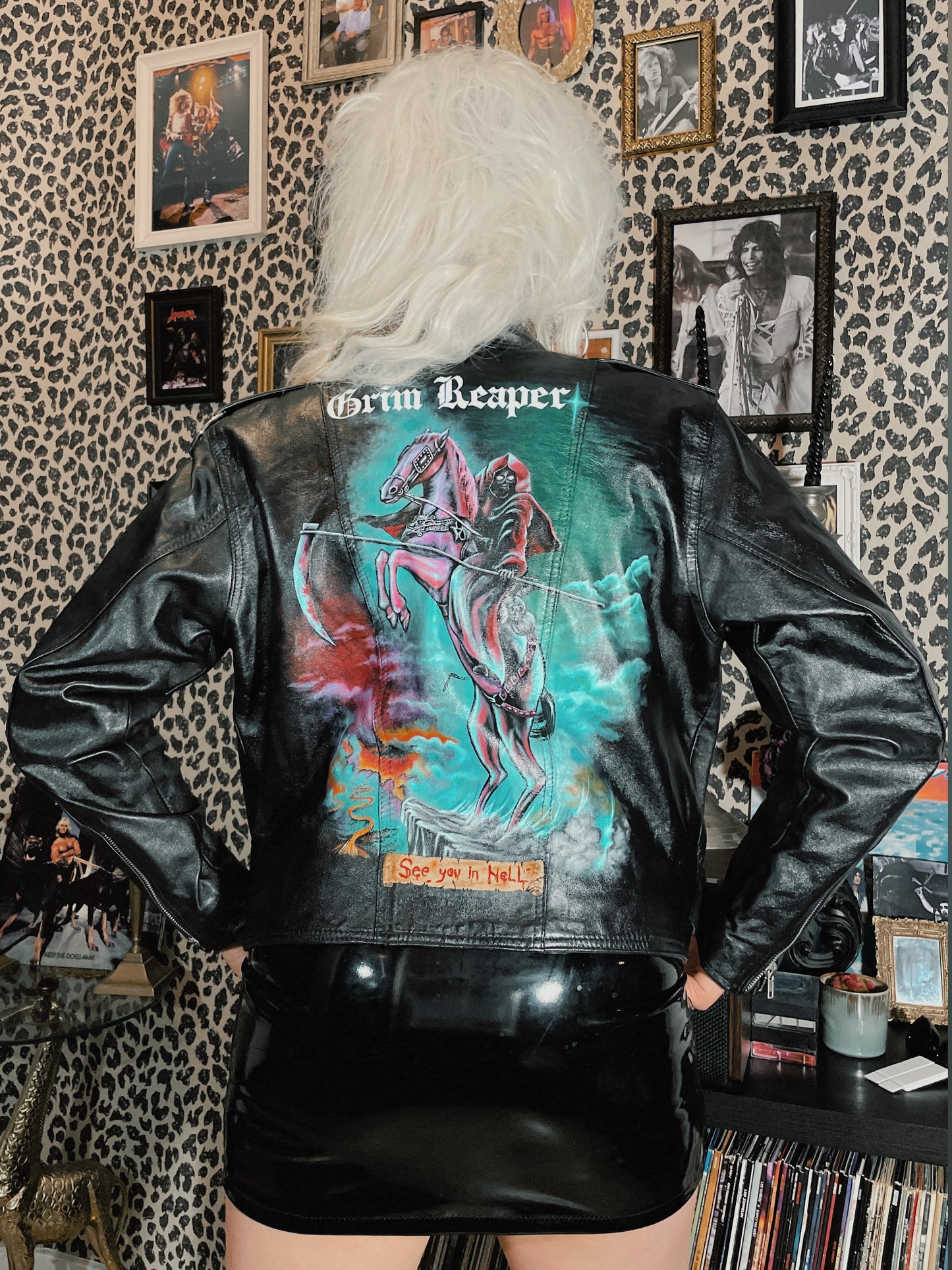 Rock 'n Roller Leather Top