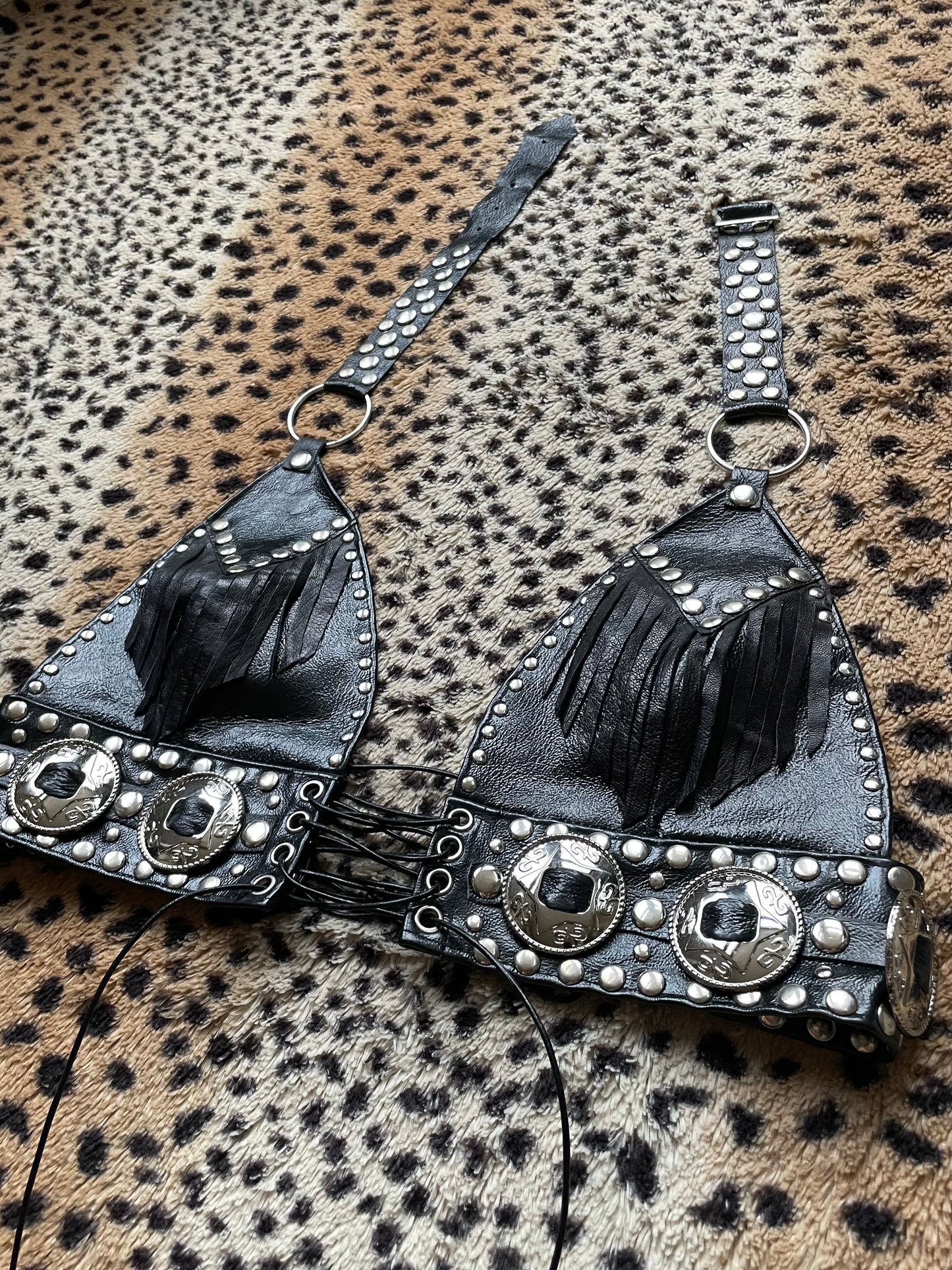 Rock 'n Roller Leather Top