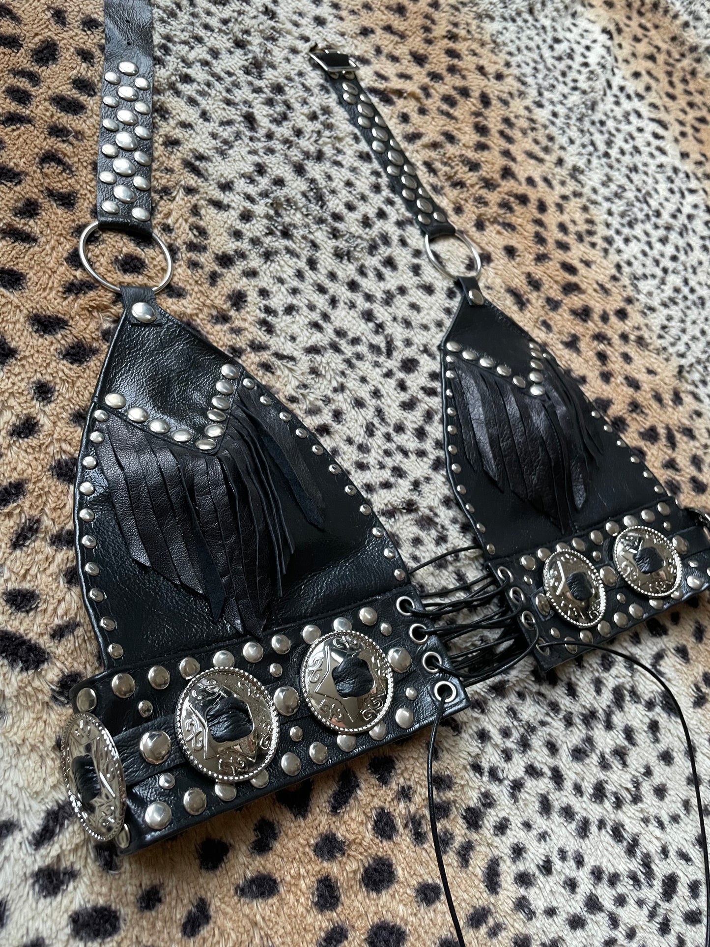 Rock 'n Roller Leather Top