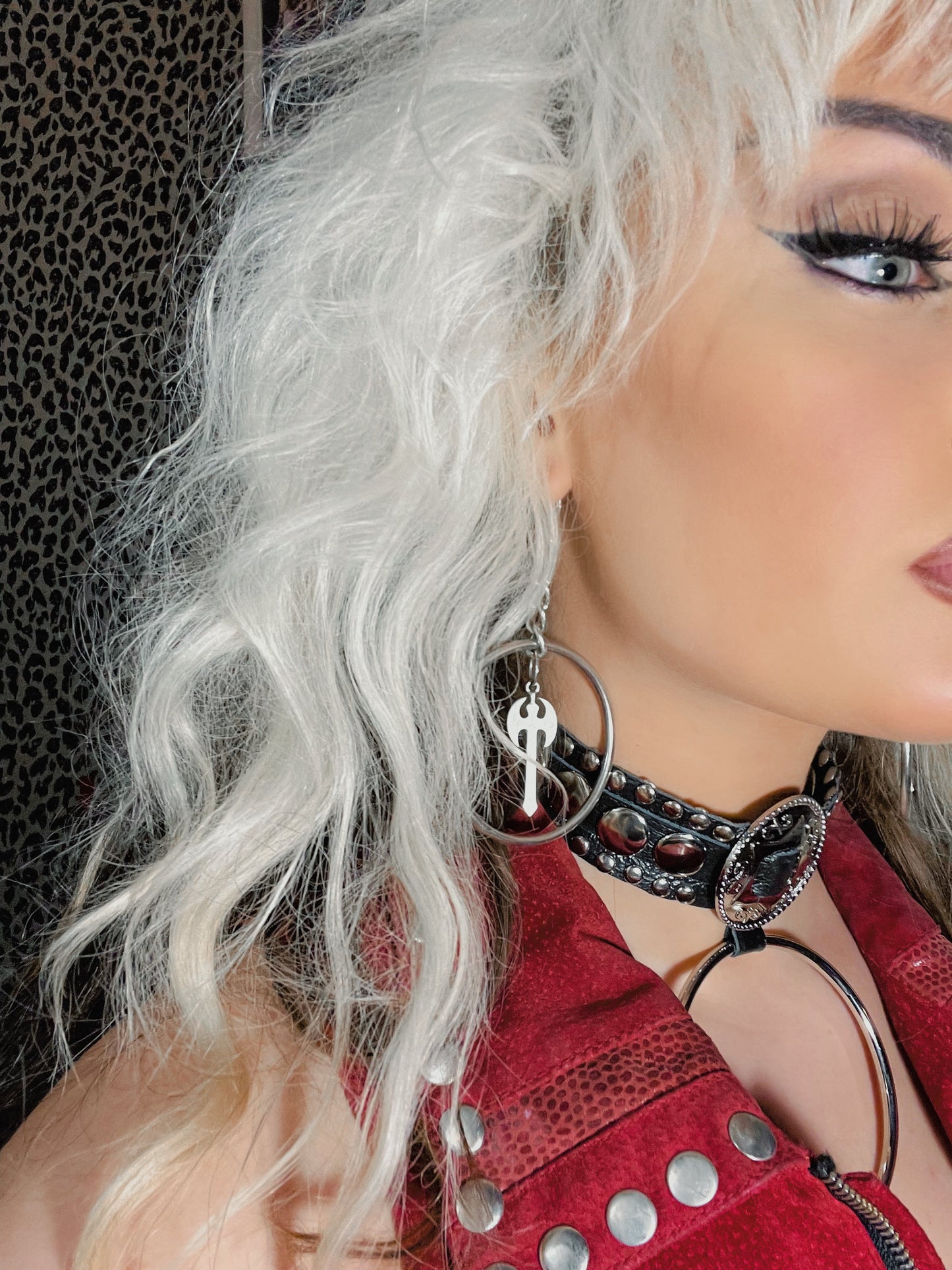 Ruled By Steel Earrings