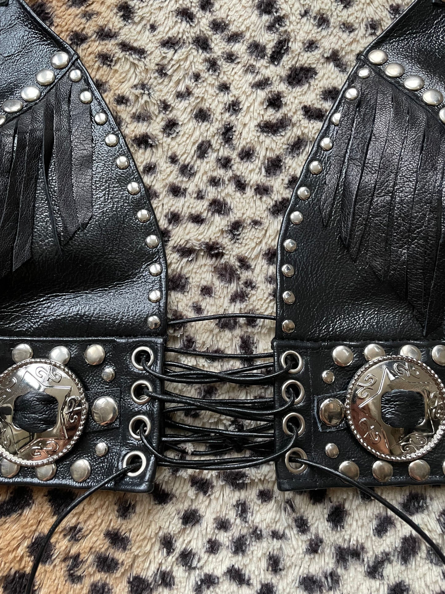Rock 'n Roller Leather Top