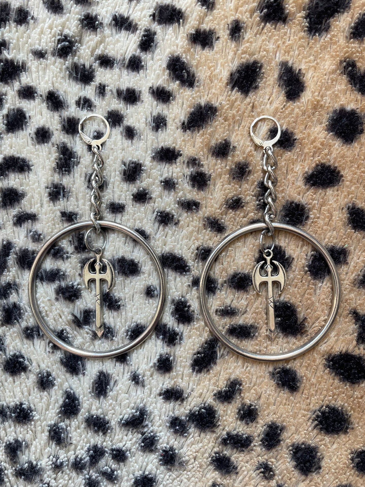 Ruled By Steel Earrings