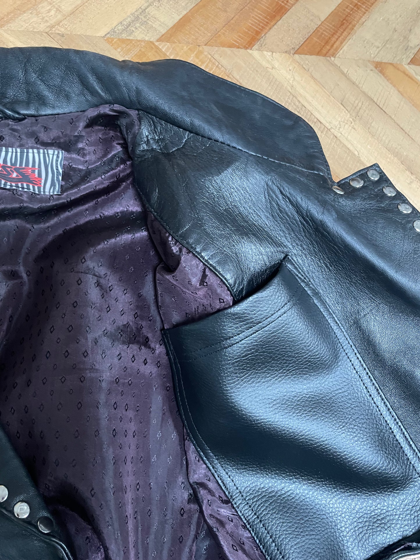 The Death Dealer Handpainted Leather Jacket