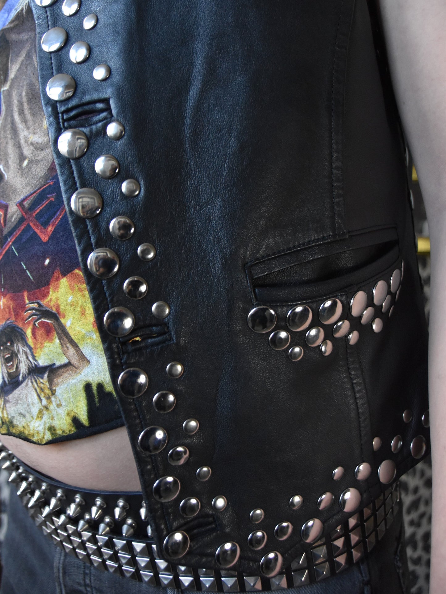 Sleazy Business Leather Vest