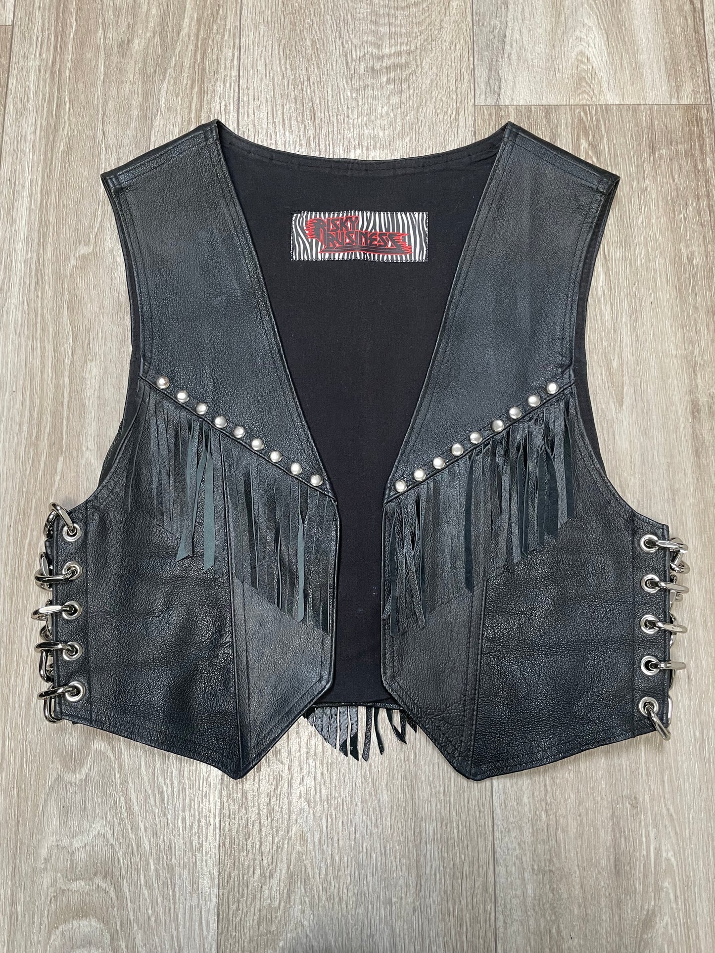 Swordsman of Mars handpainted leather vest