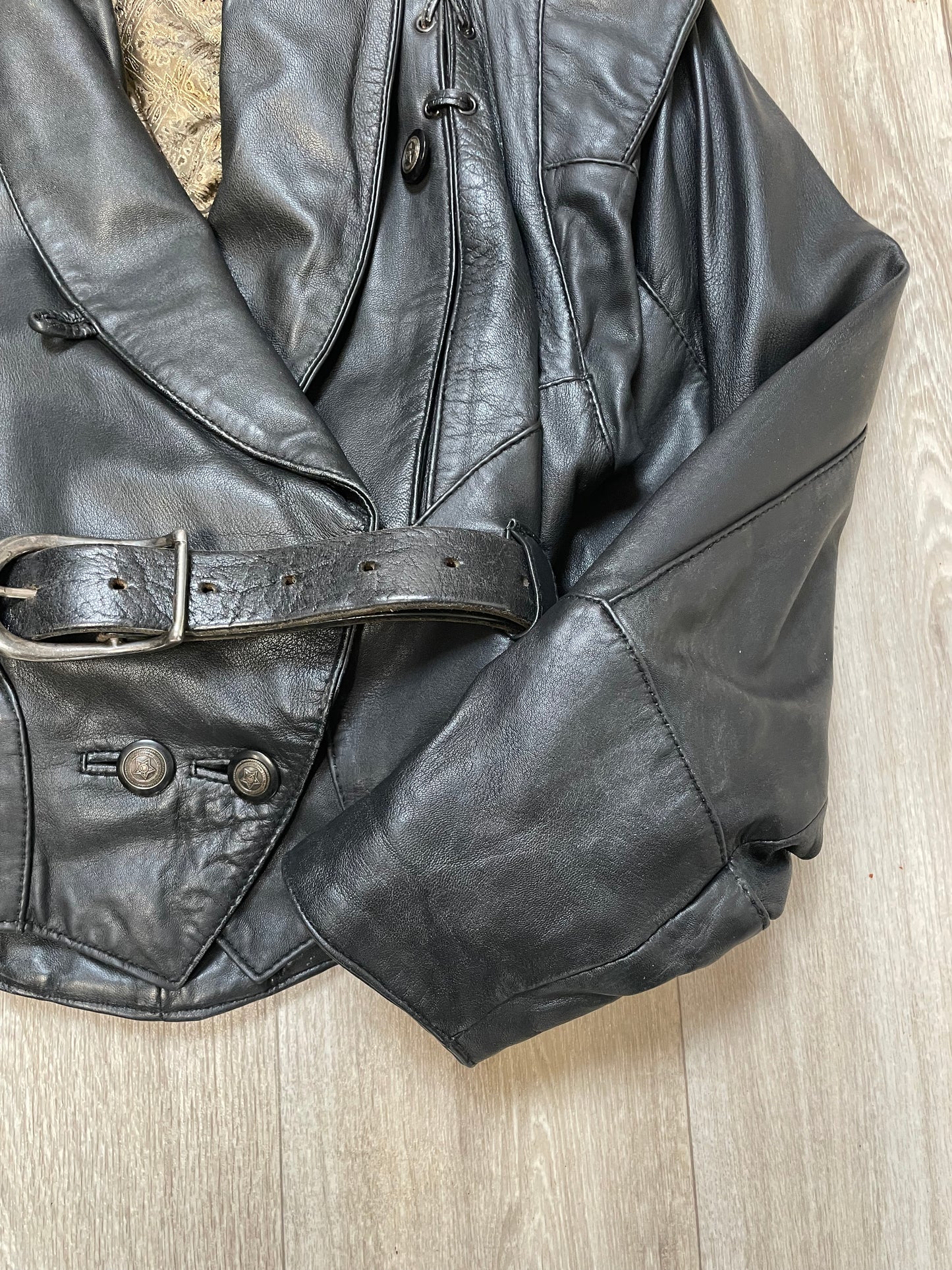 The Madman Handpainted Leather Jacket