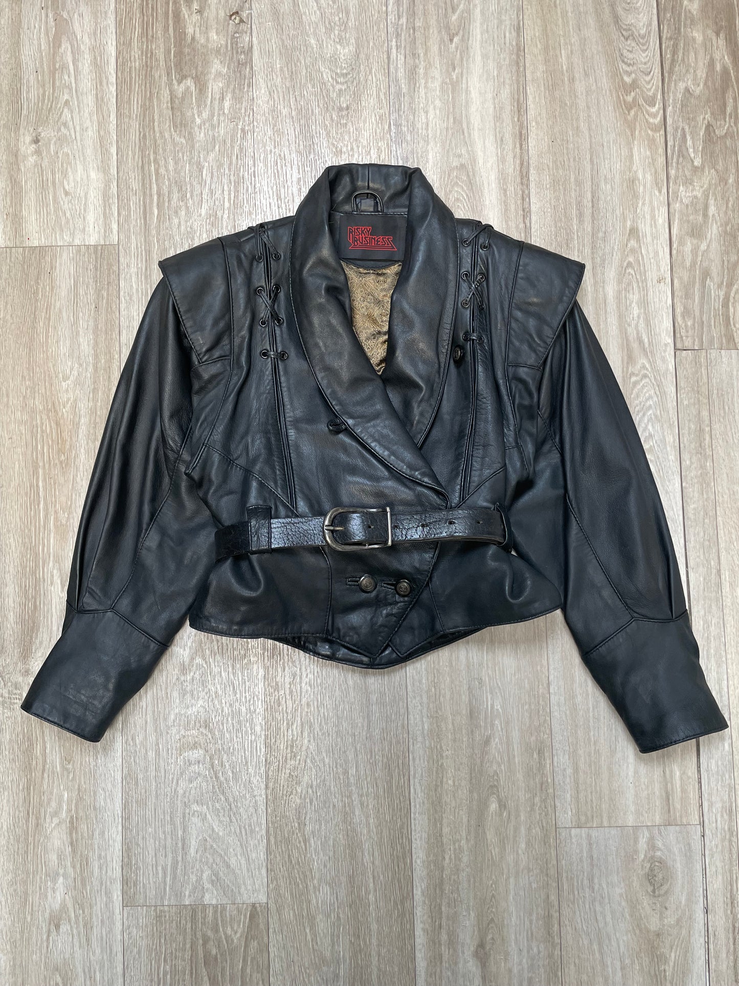 The Madman Handpainted Leather Jacket