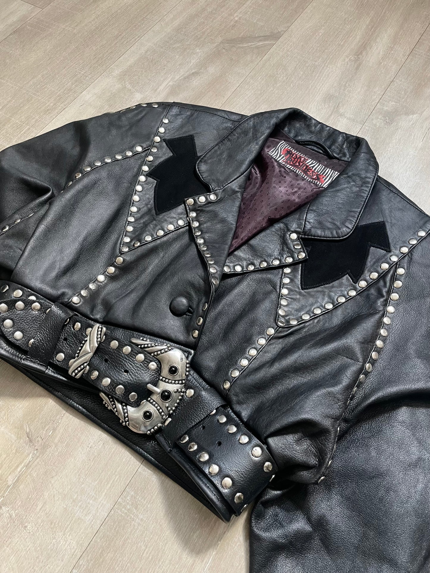 The Death Dealer Handpainted Leather Jacket