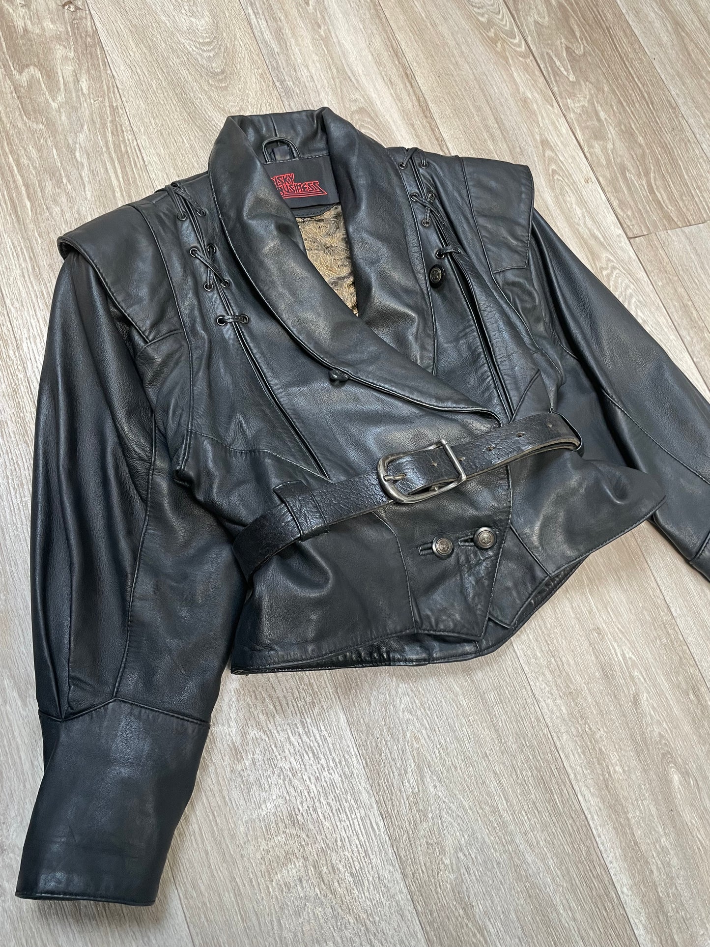 The Madman Handpainted Leather Jacket