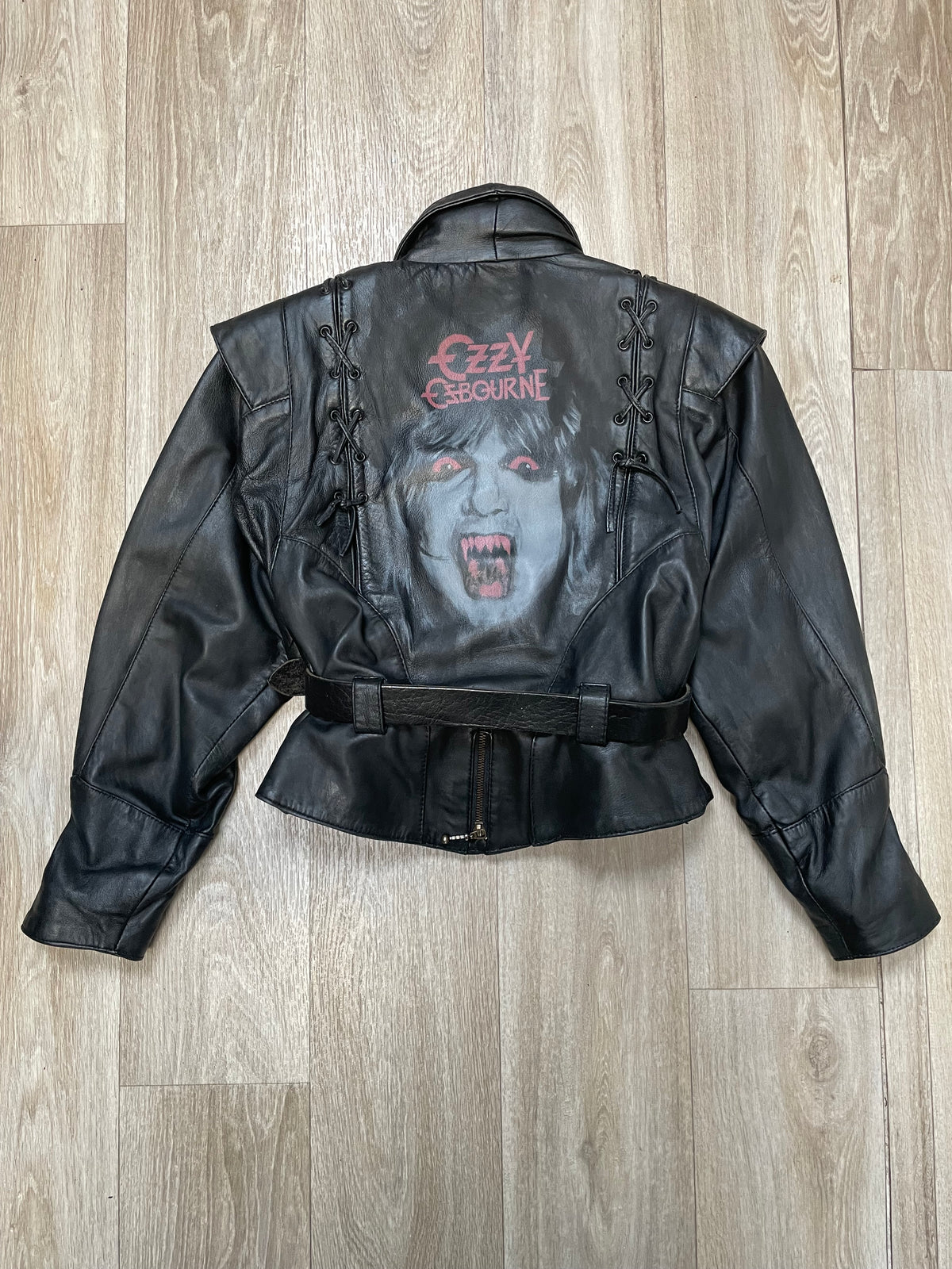 The Madman Handpainted Leather Jacket