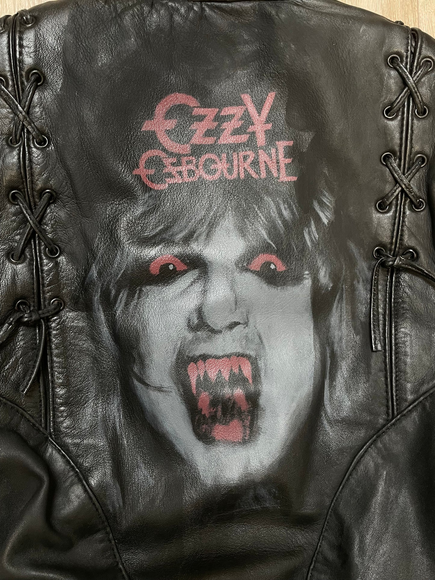 The Madman Handpainted Leather Jacket