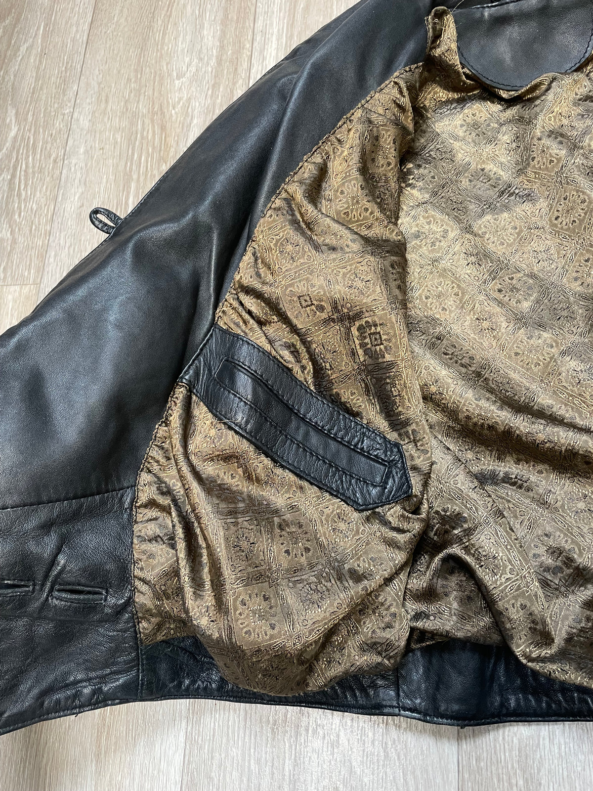 The Madman Handpainted Leather Jacket