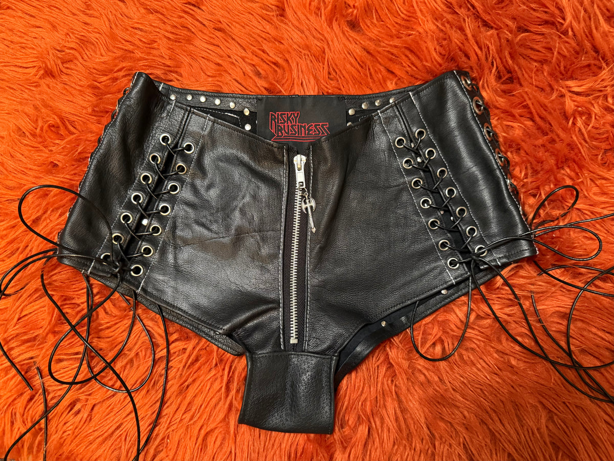 Nocturnal Leather Shorts