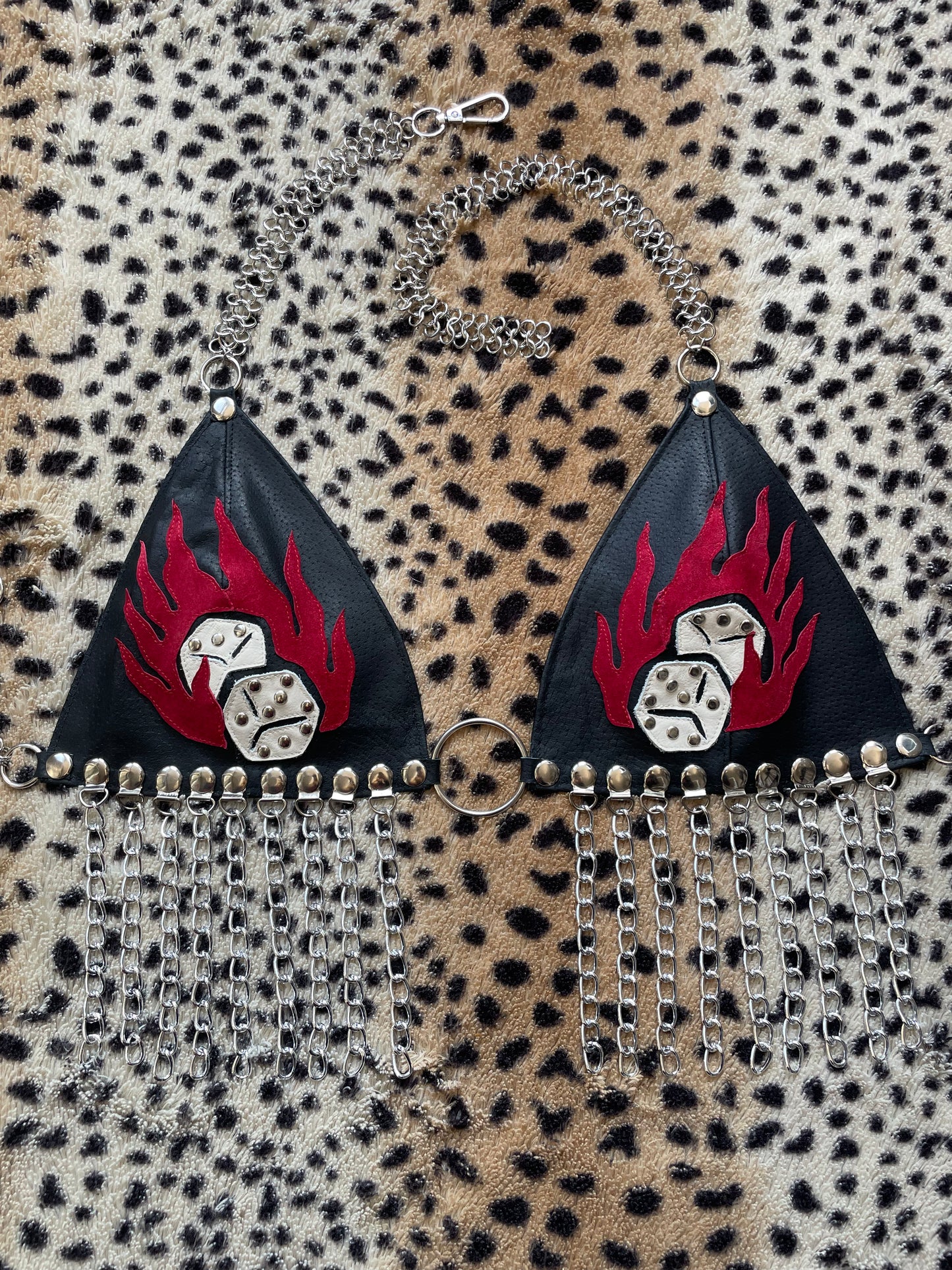 Hell Raisin' Leather Bra