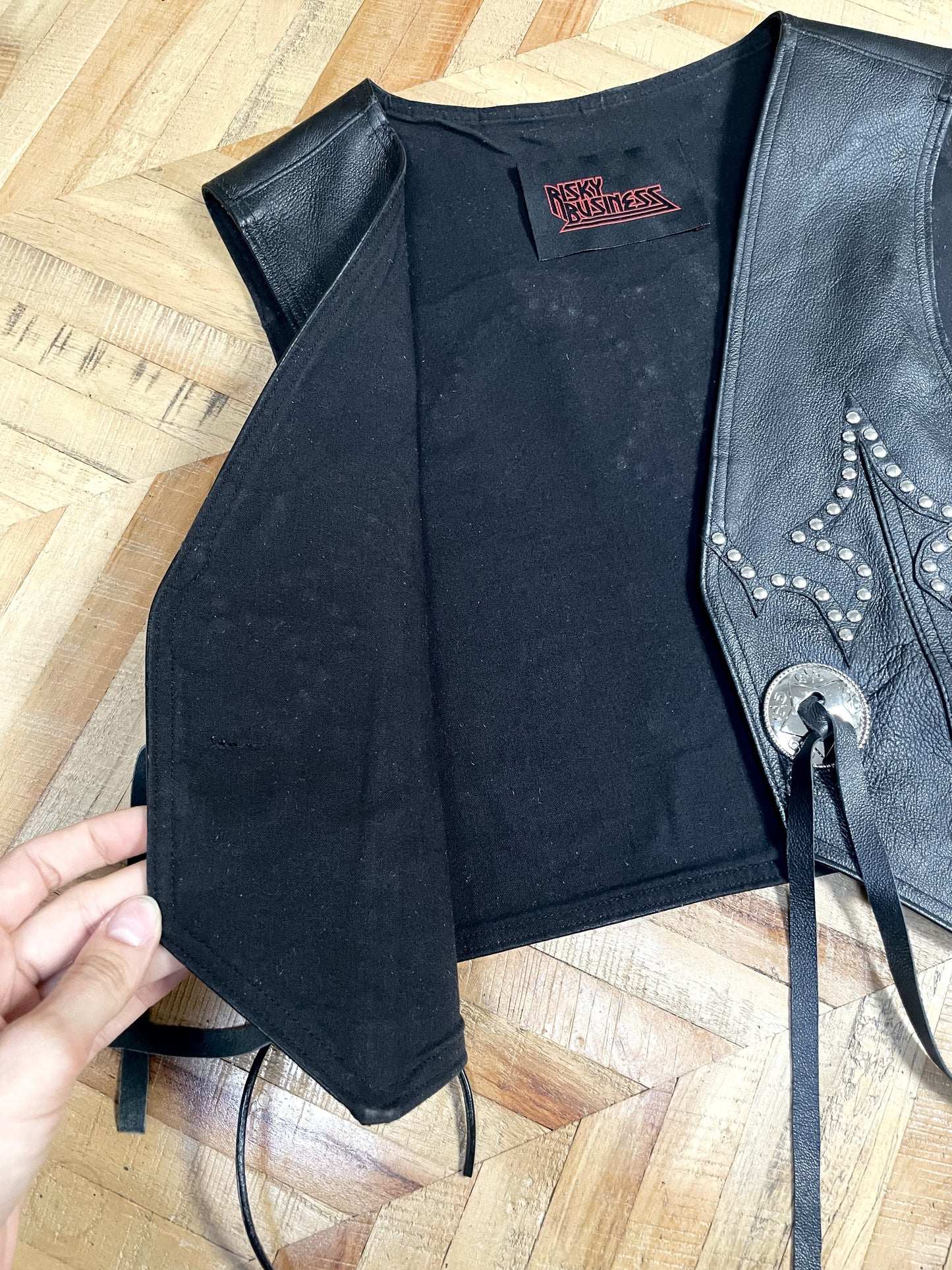 Motorbreath Leather Vest